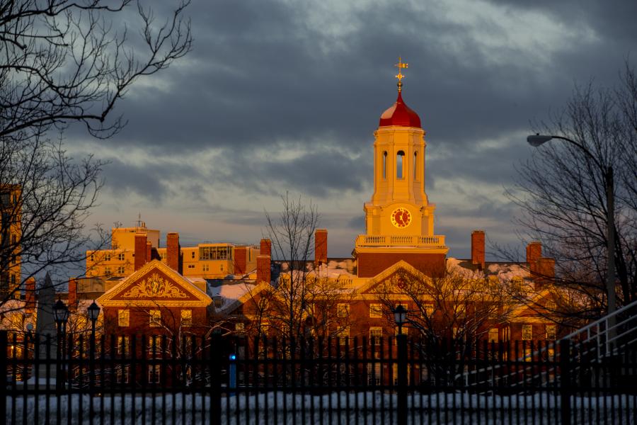 Harvard skyline.