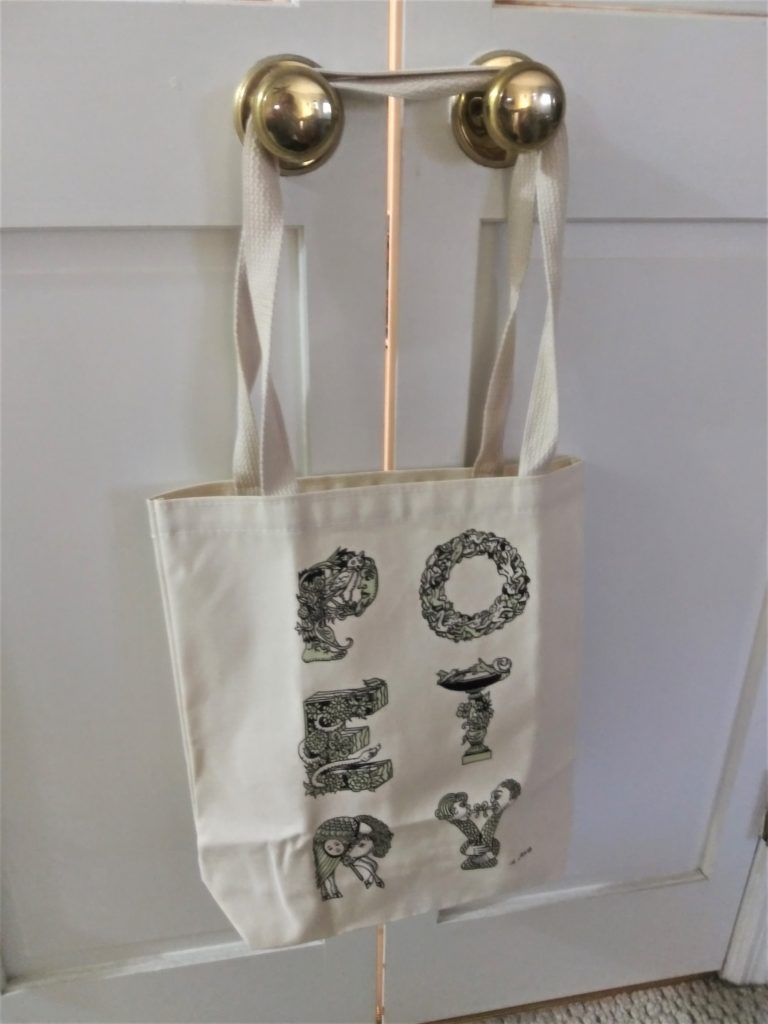 Poetry Magazine tote bag.